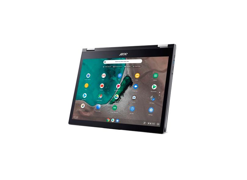Notebook Conversível Acer Spin Intel Core i5 8250U 8ª Geração 8 GB de RAM 64.0 GB 13.5 " Q Touchscreen Chrome OS CP713-1WN-55HT