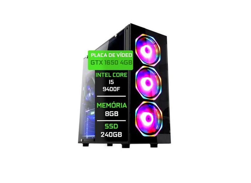 Pc Gamer Fácil Intel Core I5 9400F (Nona Geração) 8Gb Ddr4 3000Mhz Gef
