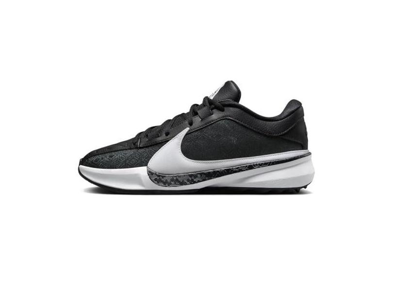 Nike Tênis de basquete Giannis Freak 5 (Team) (DZ2946-001, preto/branco), Preto/Preto/Branco, 37