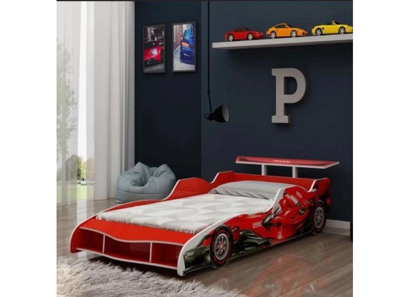 Cama Infantil Carro F1 Gelius Móveis