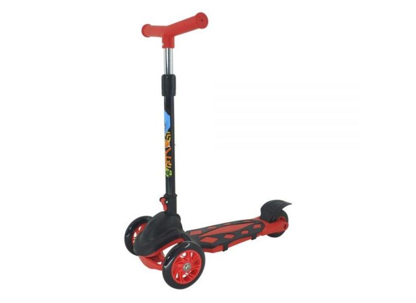 Patinete Infantil Brinquedo Menino Menina Radical Power Vermelho 40 KG DM