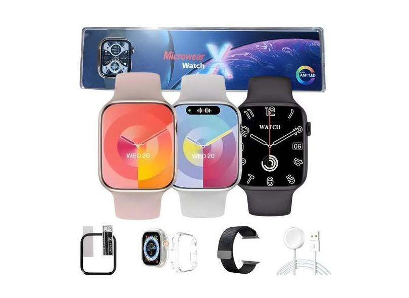 Relogio Inteligente Watch X Smartwatch Bluetooth Masculino Feminino C/