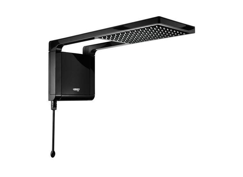 Chuveiro Ou Ducha A Gas Eletrico Lorenzetti Preto Acqua Storm Ultra 22