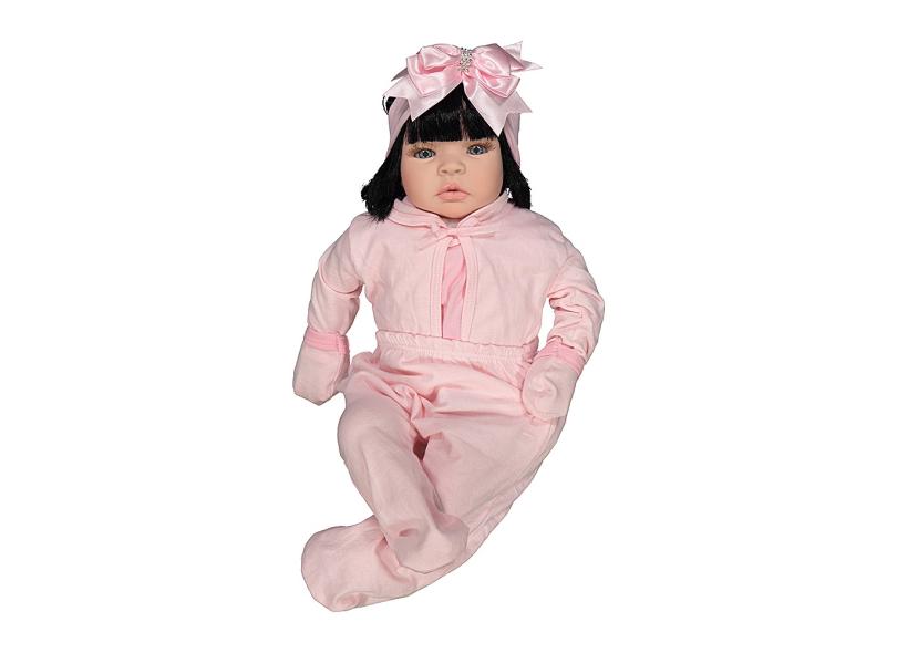 Boneca Bebe Reborn Baby Morena