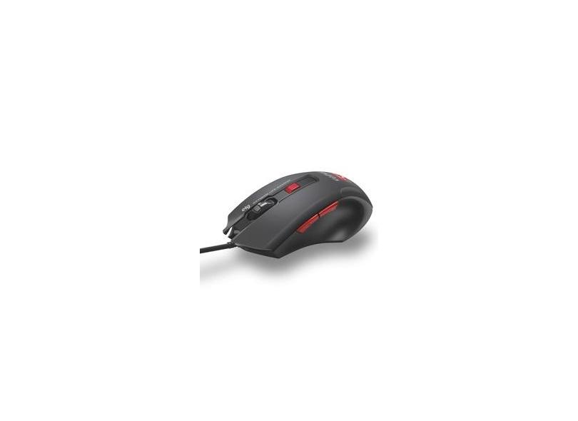 Mouse Gamer Nightmare LED 6 Botões ELG 4.000 DPI MGNM em Promoção é