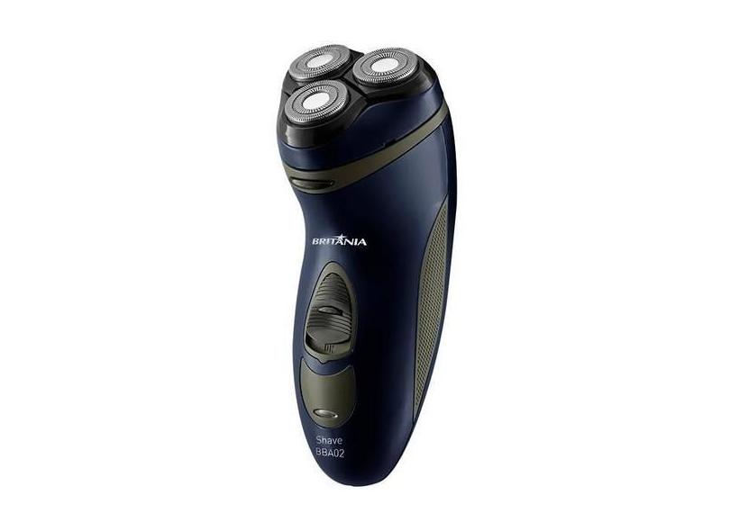 Barbeador Britania Shave BBA02AZ Recarregavel Bivolt - Azul Escuro