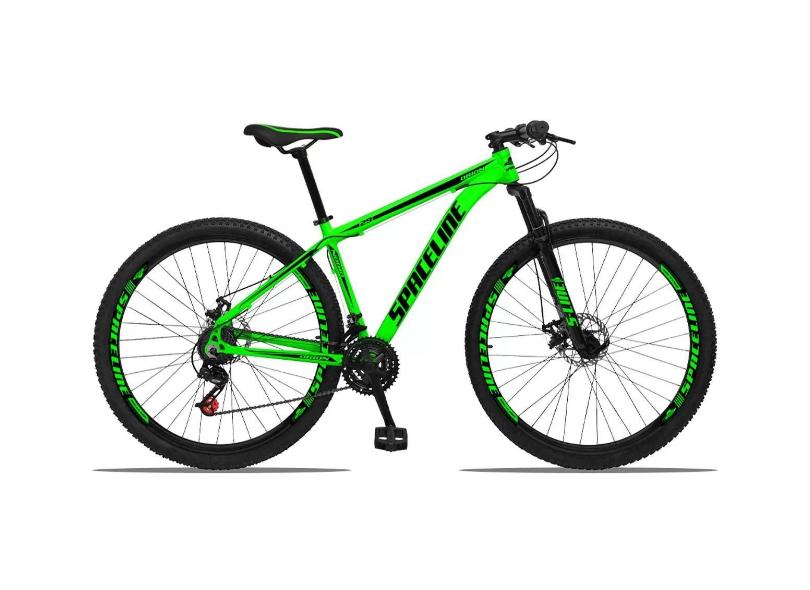 Bicicleta Spaceline 21 Marchas Aro 29 Suspensão Dianteira a Disco Mecânico Orion 2020