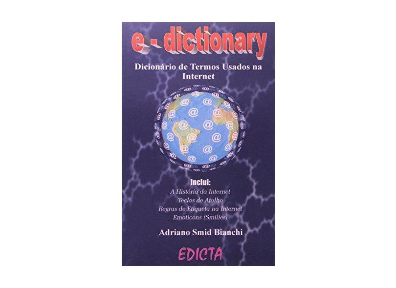 E-Dictionary. Dicionário De Termos Usados Na Internet - Capa Comum - 9788587133113