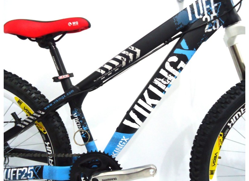 Bike bicicleta aro 26 freeride viking, bike dirt, downhill, wheeling,  urbano, grau, rl, 21 marchas