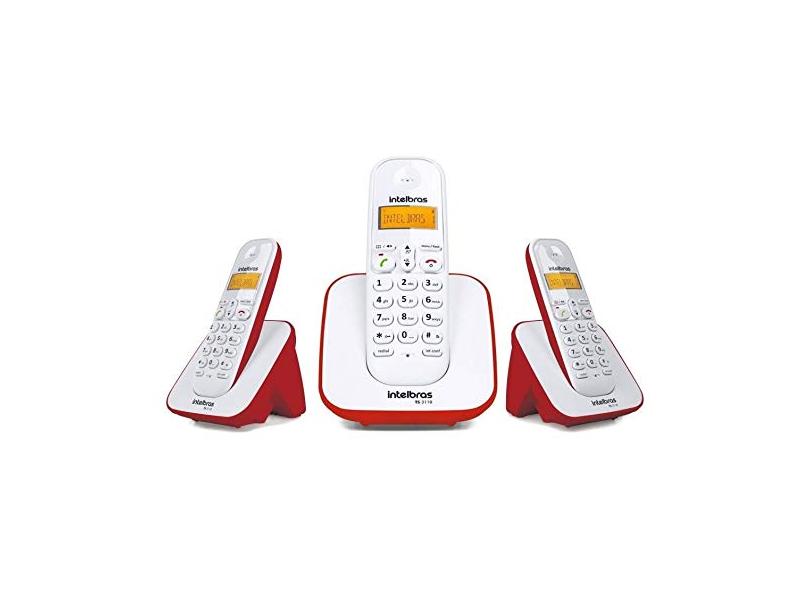 Telefone sem Fio Intelbras com 2 Ramais TS 3110