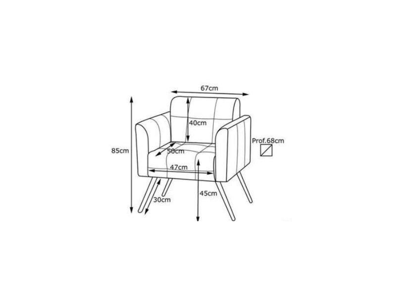 Conjunto 3 lugares Couro Milano 240cm com 2 Poltronas Bia Gran Belo