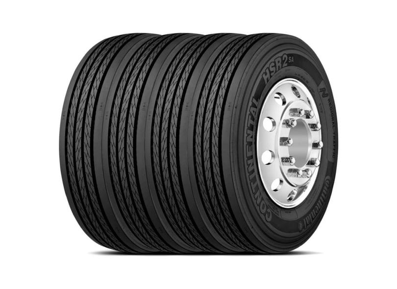 Kit 4 Pneu Aro 22.5 295/80r22.5 152/148m 16pr Hsr2