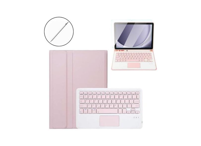 Case Teclado + Caneta + Vidro Tab Samsung A9+ 11 X210 X216 Capa teclado