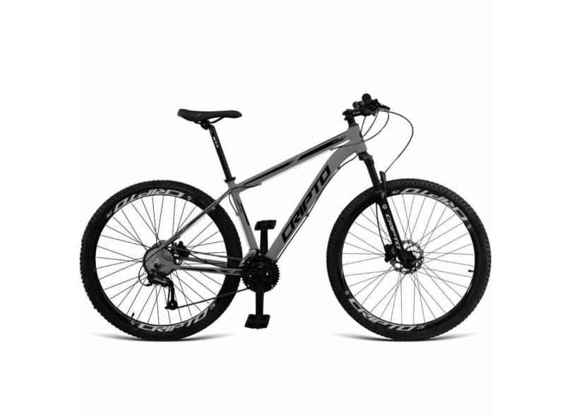 Bicicleta Aro 29 Cripto 24 Marchas Freios Disco E Suspensão - Grafite-preto - 17&quot; Grafite-preto