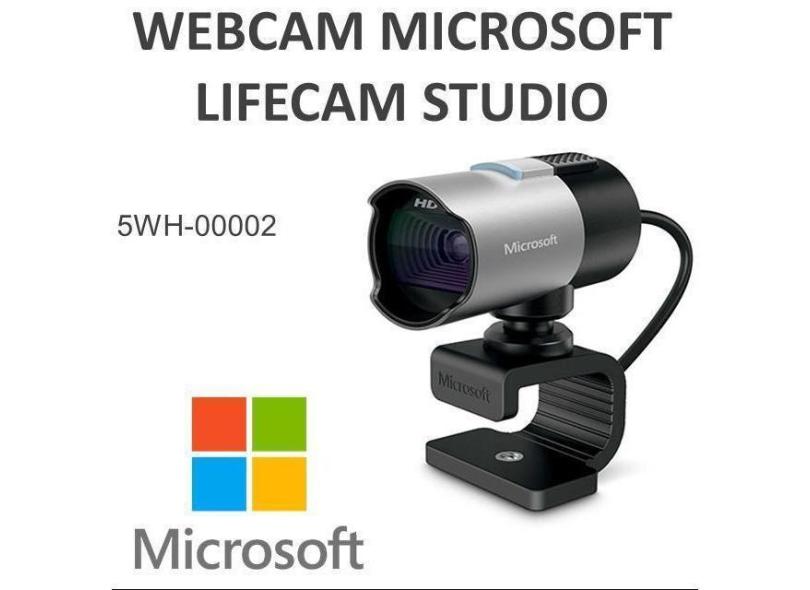 Webcam Full Hd Lifecam Studio 1080P - Microsoft - Usb