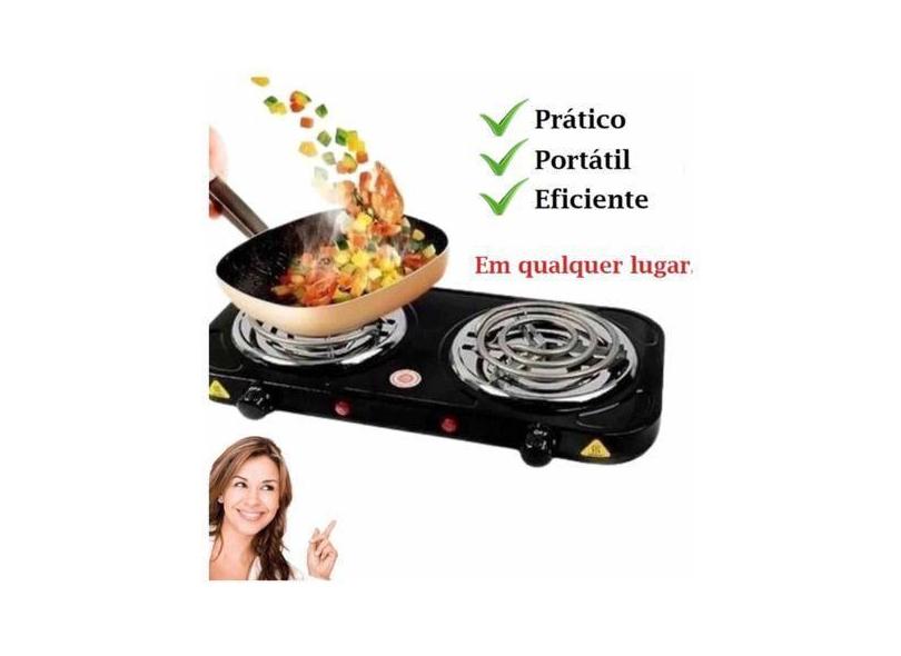 Fogão Elétrico De Mesa 2 Bocas 220V - bak, 220V