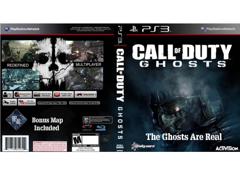 Call of Duty Ghosts Jogos Ps3 PSN Digital Playstation 3