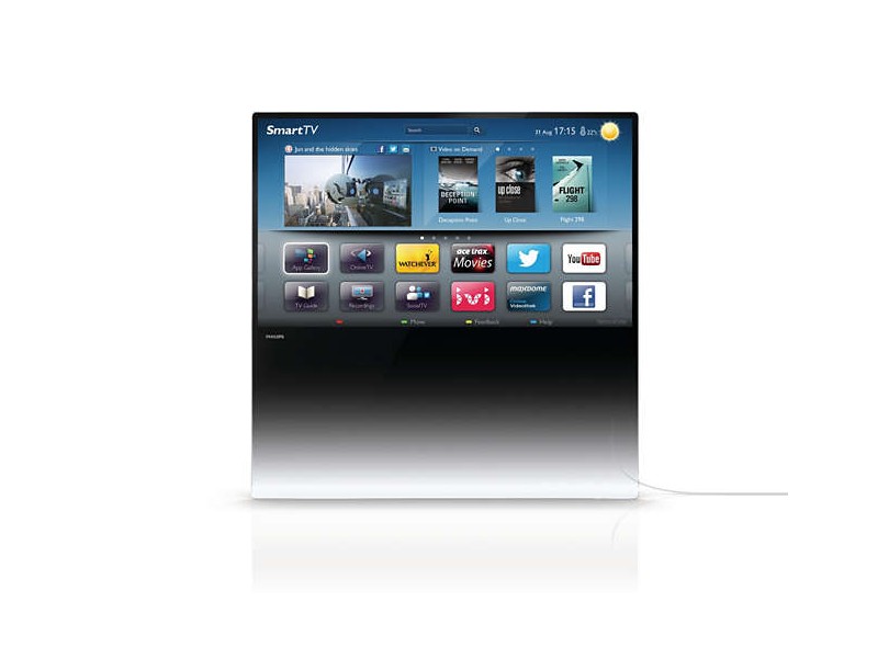 TV LED 55 " Smart TV Philips DesignLine 3D Full 55PDL8908D