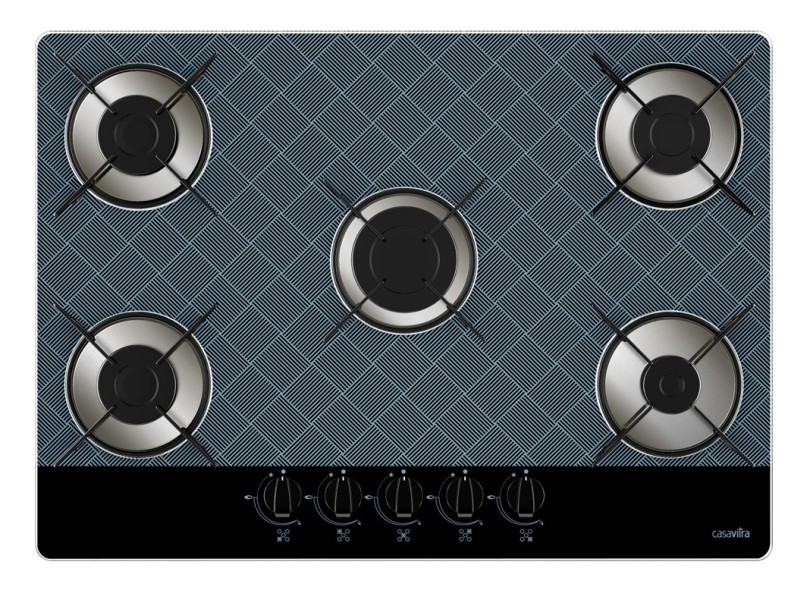 Cooktop Casavitra Excellence 5 Bocas Acendimento Superautomático Rápido 5