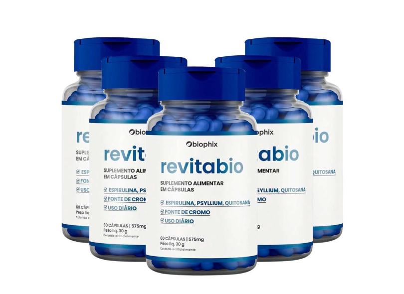 5x Revitabio Original 60 Cápsulas - Suplemento Natural com o Melhor ...