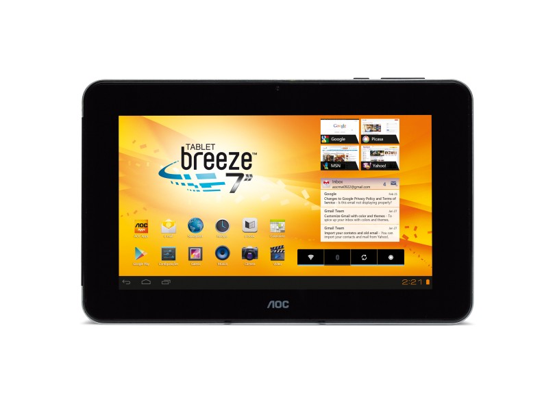 Tablet AOC Breeze 8 GB TFT 7" Android 4.0 (Ice Cream Sandwich) MW0711BR