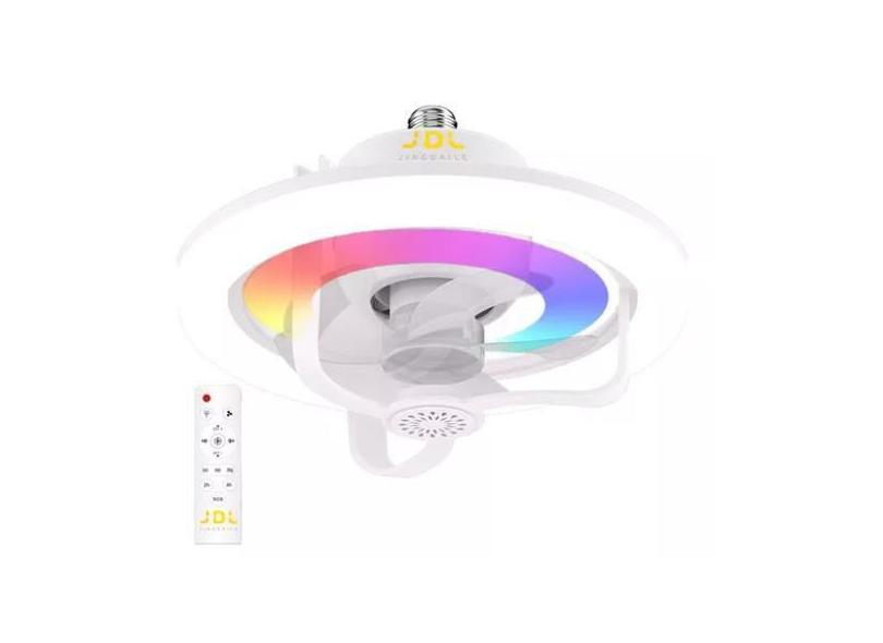 Ventilador Giratório 360 Com Luz Colorida E Sistema De Aromaterapia -