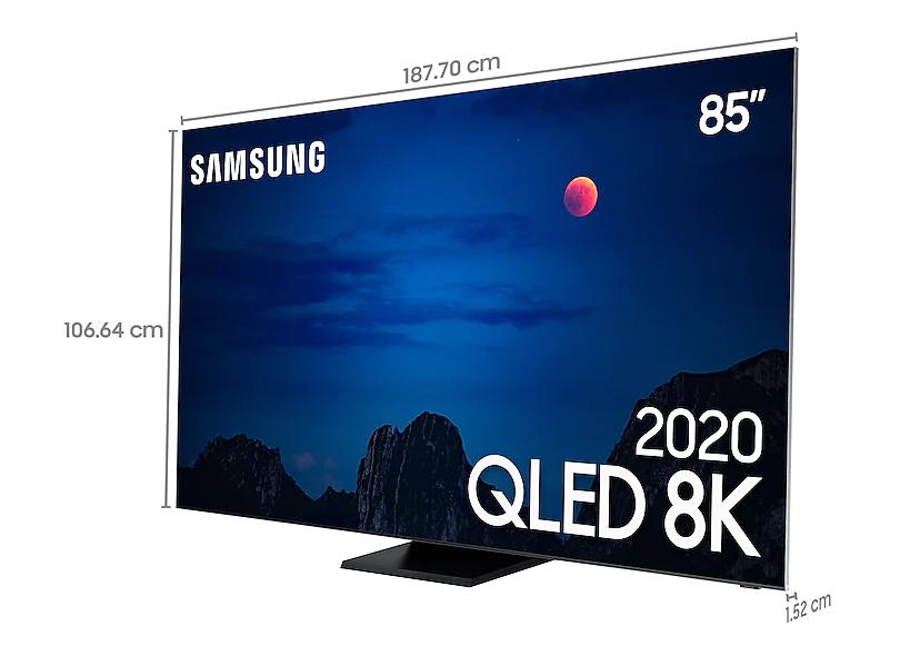 Smart TV TV QLED 85.0 " Samsung 8K QN85Q950TSGXZD 4 HDMI