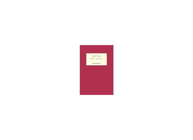 Obra Completa Raduan - Raduan Nassar - 9788535928082