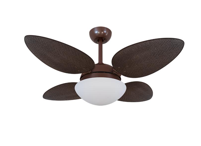 Ventilador de Teto com Controle Remoto Volare VR42 Pétalo Palmae 105 cm 4 Pás
