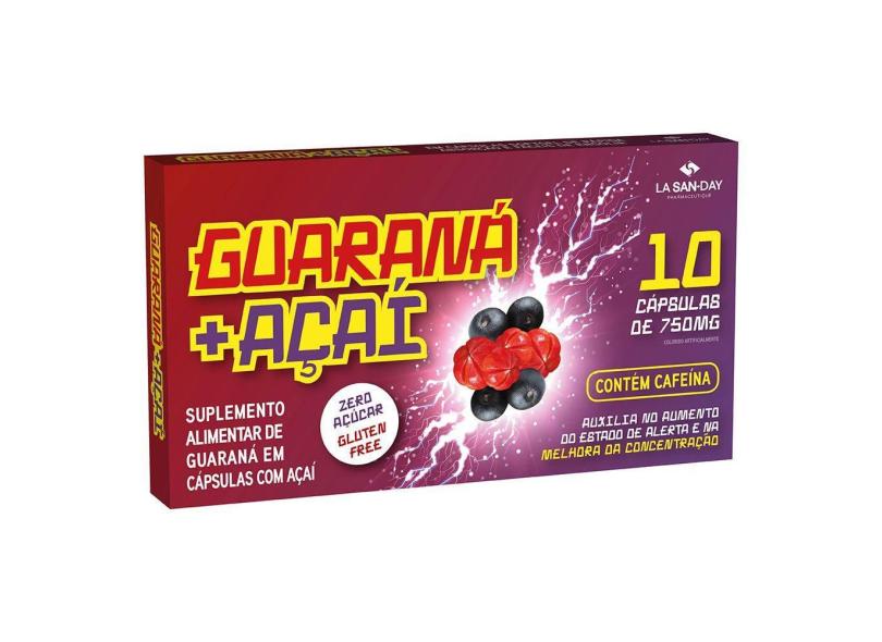 Guaraná + Açai 10 Cáps - La San-Day