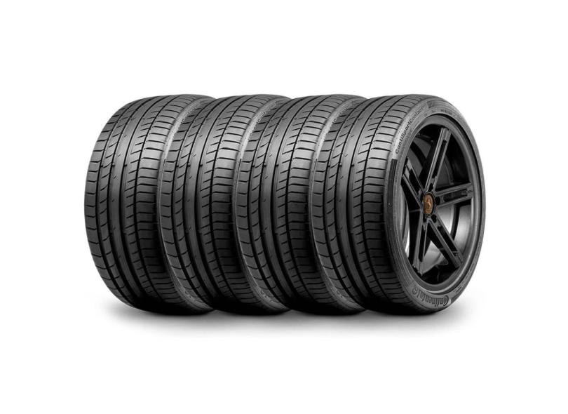 Kit 4 Pneu Continental 255/35r19 92y Tl Contisportcontact 5p