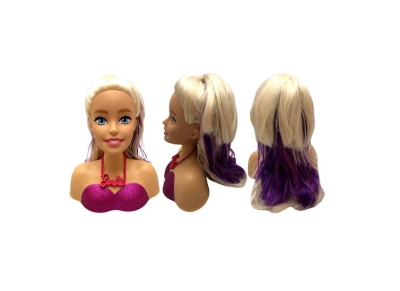 Boneca Barbie Original Styling Head Para Maquiar E Pentear