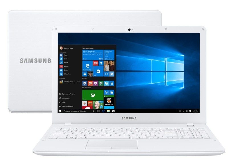 Notebook Samsung Essentials Intel Celeron 3215U 4 GB de RAM 500 GB 15.6 " Windows 10 Home NP300E5K-KFBBR