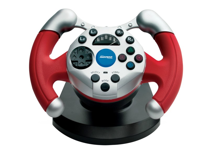 Volante PS2 Dual Shock Racing - Maxprint