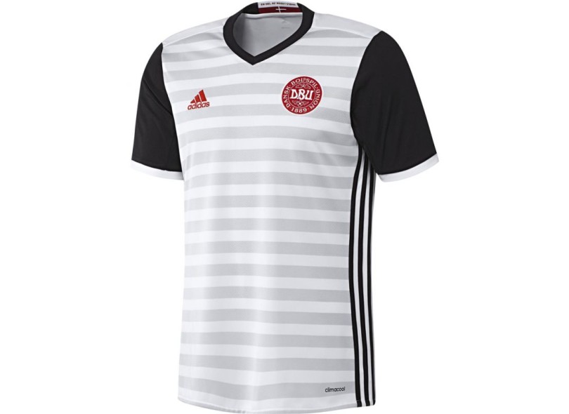 Camisa Torcedor Dinamarca II 2016 sem Número Adidas