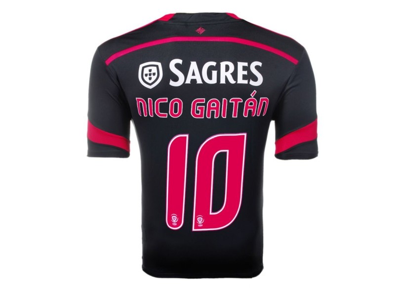 Camisa Jogo Benfica II 2014/15 Nico Gaitán nº 10 Adidas