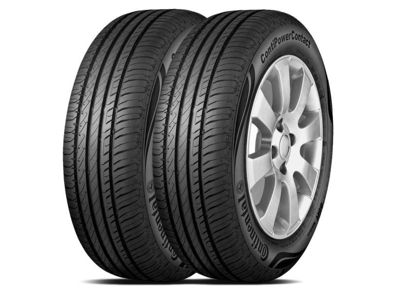 Kit 2 Pneu Continental Aro 17 205/55r17 91V Power Contact