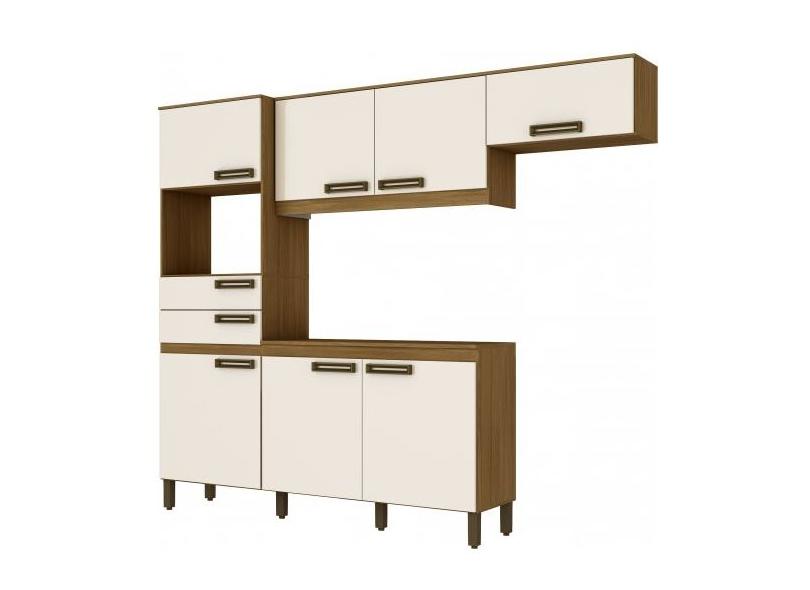 Cozinha Compacta 2 Gavetas 7 Portas para Micro-ondas / Forno B107 Briz