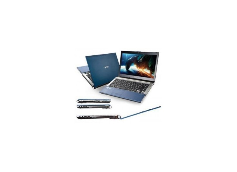 Notebook Acer AS4830T-6855 4GB HD 640GB Intel Core i5 2410M Windows 7 Home Premium