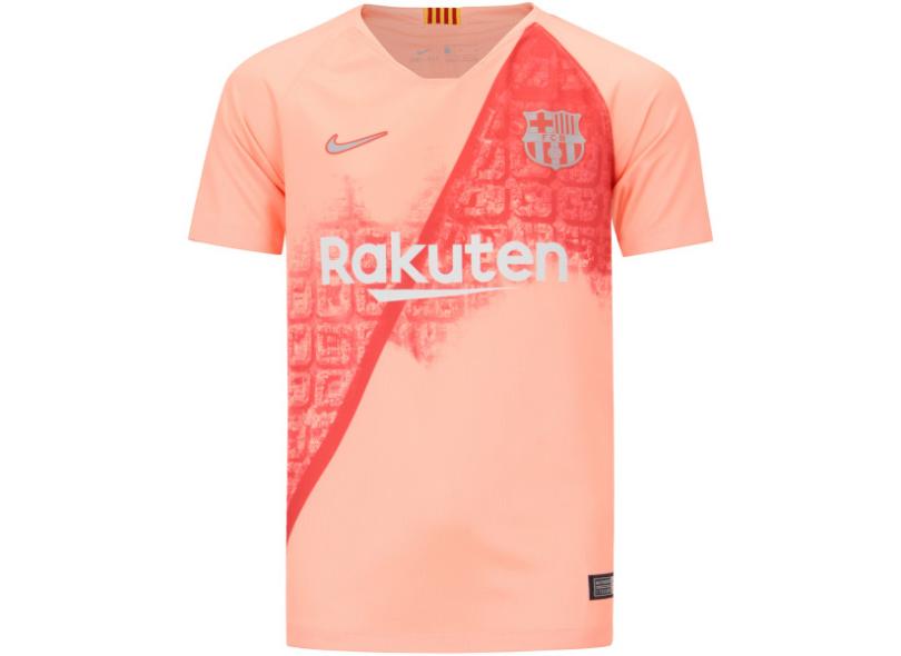 Camisa Torcedor infantil Barcelona III 2018/19 Nike