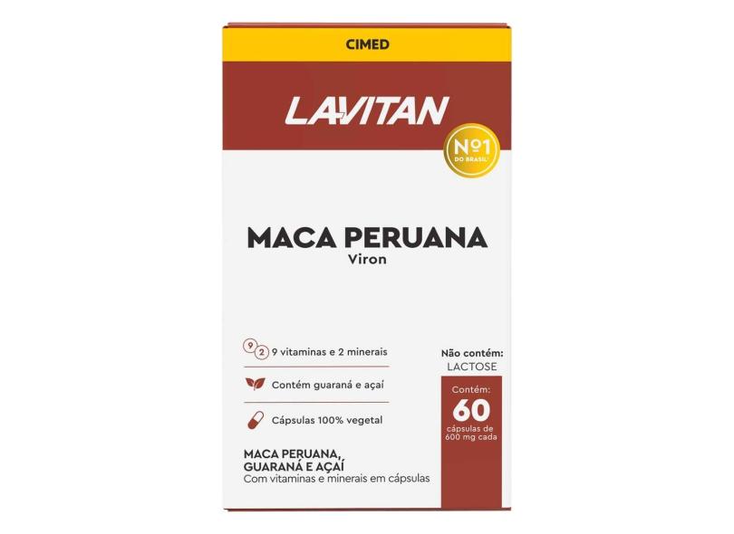 Lavitan Maca Peruana Viron 60 Cápsulas 60 Cápsulas Em Promoção é No Buscapé