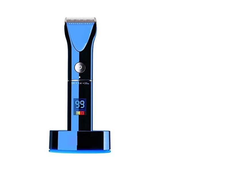 Aparador de cabelo Máquina de cortar cabelo profissional Aparador recarregável Bateria de lítio Cortador de lâmina de liga de titânio Pente ajustável 100-240V Corte de cuidados e estilo de cabelo