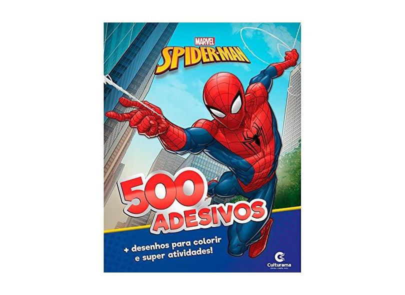 500 Adesivos Marvel Homem Aranha - Naihobi Steinmetz Rodrigues - 9788594720801