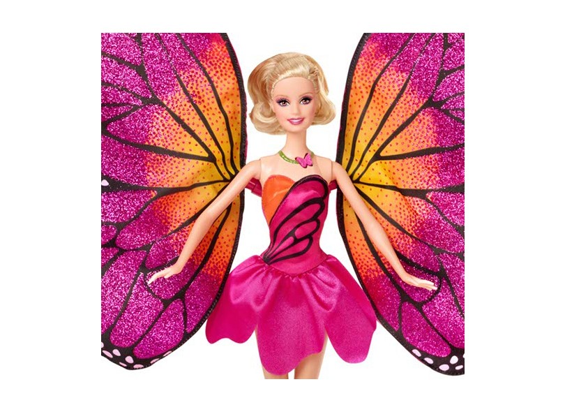 Boneca Barbie Butterfly e a Princesa Fairy Rosa Mattel