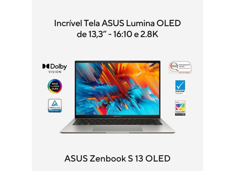 Notebook Asus Zenbook S 13 UX5304VA-NQ270W Intel Core i5 1335U 13" 8GB SSD 512 GB Windows 11