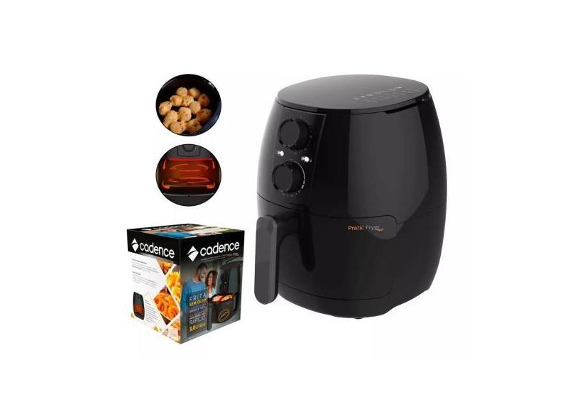Air Fryer Cadence Fritadeira Elétrica Sem Óleo 3 Litros 1250W