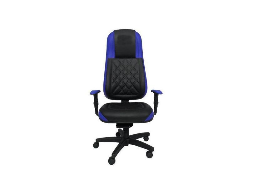 Cadeira Gamer Para Escritório Linha Gamer Cagliari Azul - Design Offic