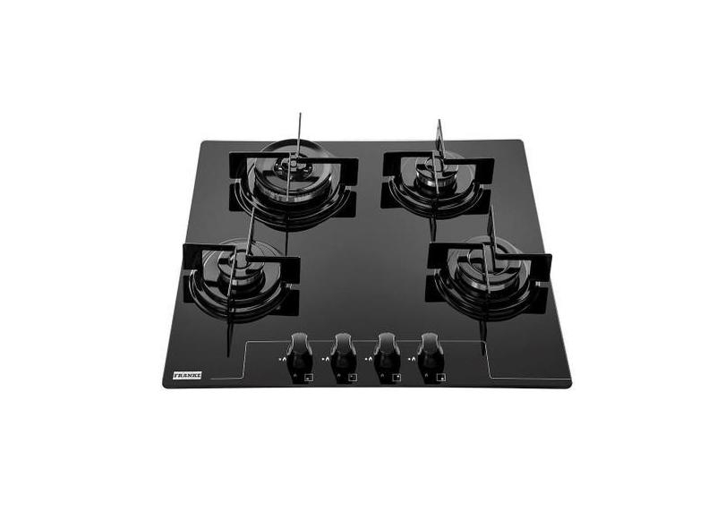 Cooktop franke glass vidro preto gás tripla chama glass 60 3g tc  (160