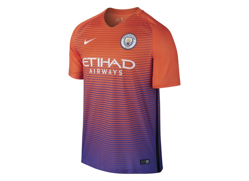 Camisa Torcedor Manchester City III 2016/17 sem Número Nike