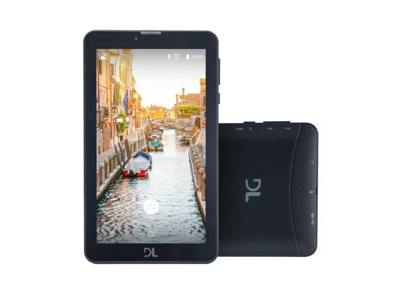 Tablet DL Eletrônicos 3G 8.0 GB TFT 7 " Android 7.0 (Nougat) Futura
